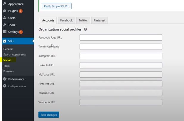 Affiliate Site Tip: Adding Social Media Info