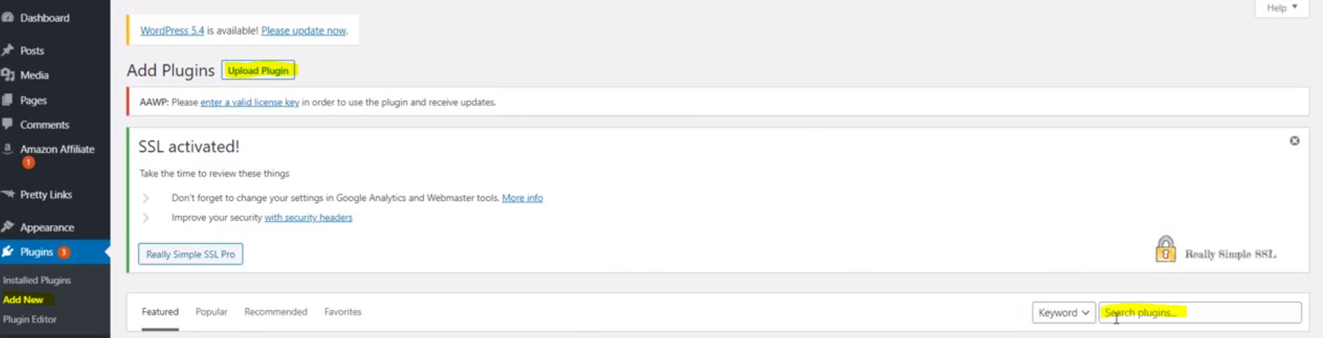 Building an Amazon Affiliate Site: Adding a New Plugin