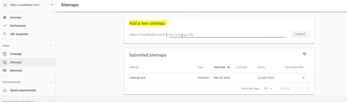 Building an Affiliate Site Tip: Adding a New Sitemap