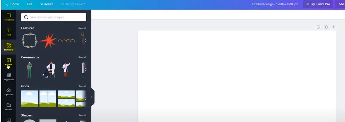Building a Clickbank Site Tip: Using Canva's Options