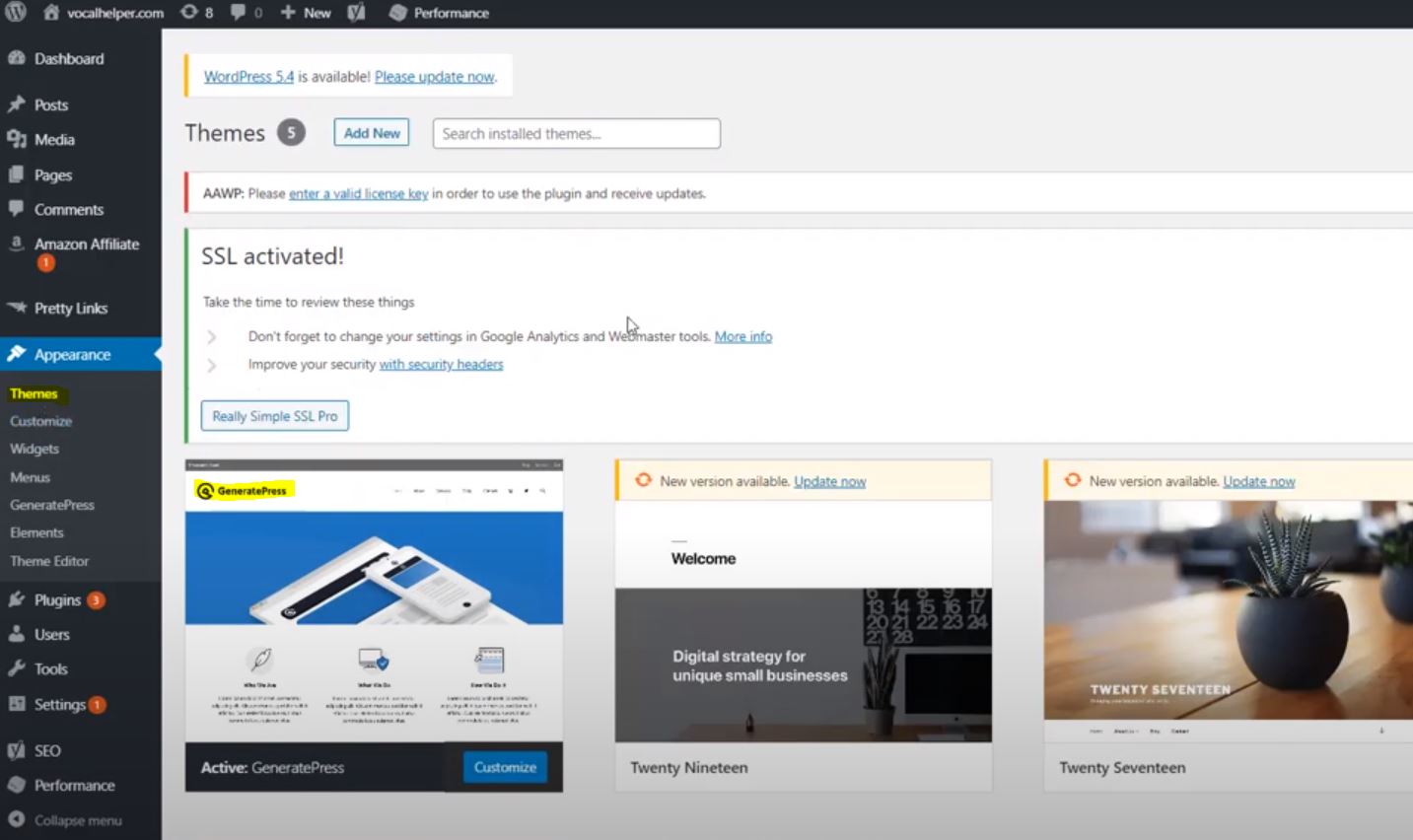 Building an Amazon Affiliate Site: Choosing a Theme