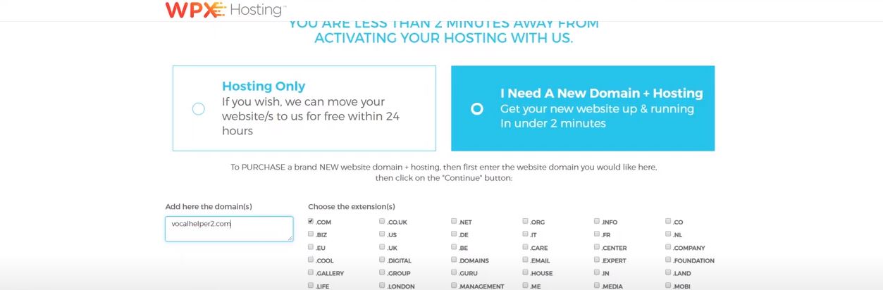 Affiliate Site Tip: Choosing a Domain Name on WPX