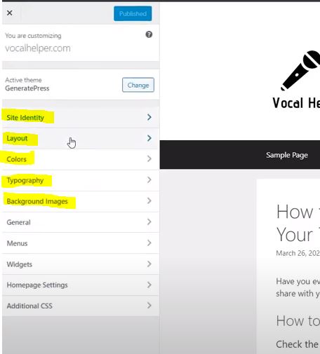 Clickbank Site Tip: Customizing GeneratePress
