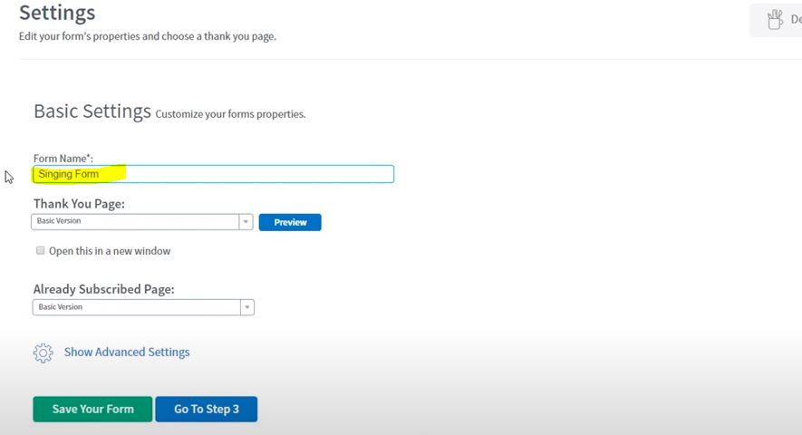Affiliate Site Tip: Entering in your Email Sign Up Form
