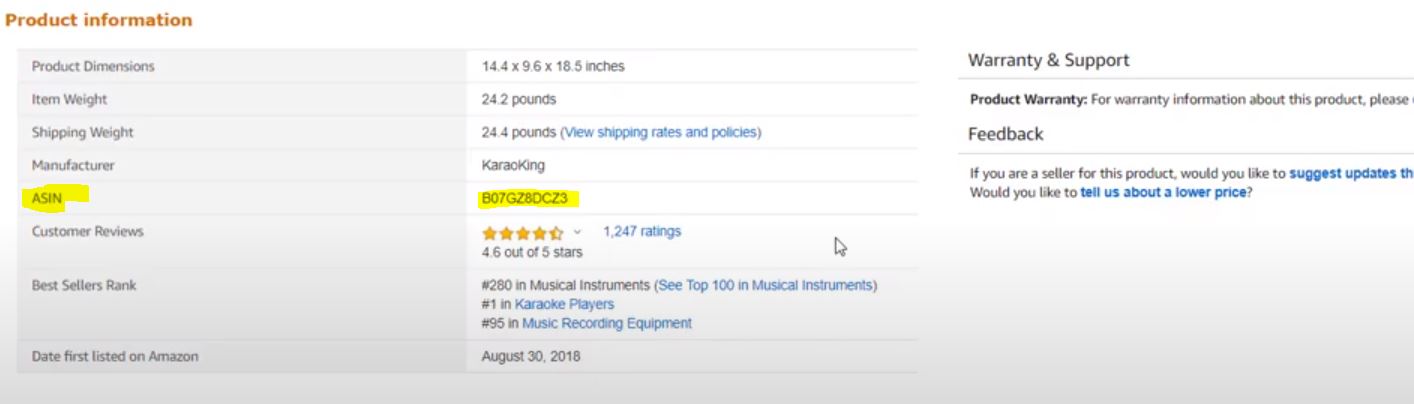 Building an Amazon Affiliate Site: Finding the ASIN