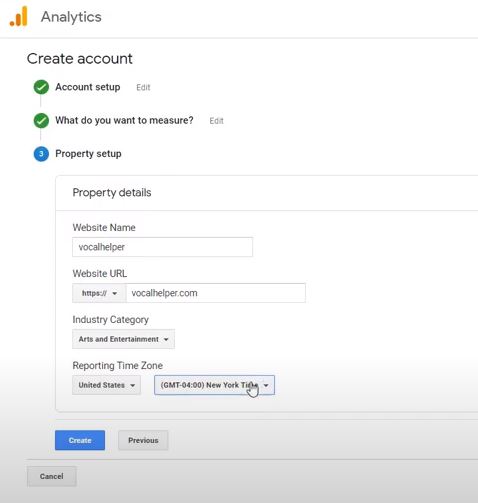 Building a Clickbank Site Google Analytics Account Creation Tip: 
