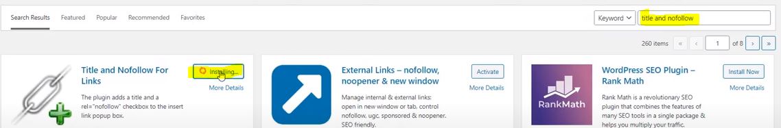 Clickbank Site Tip: Install Title and NoFollow