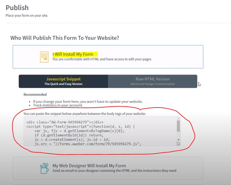Clickbank Site Tip: Installing the Email Sign Up Form