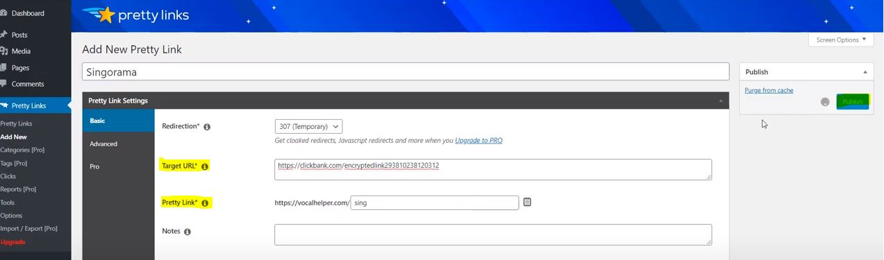 Building an Affiliate Site Tip: Making Your Link Pretty