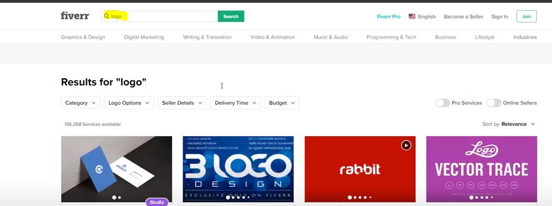 Clickbank Site Tip: Searching on Fiverr
