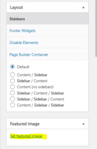Building an Amazon Affiliate Site: Setting a Featured Image