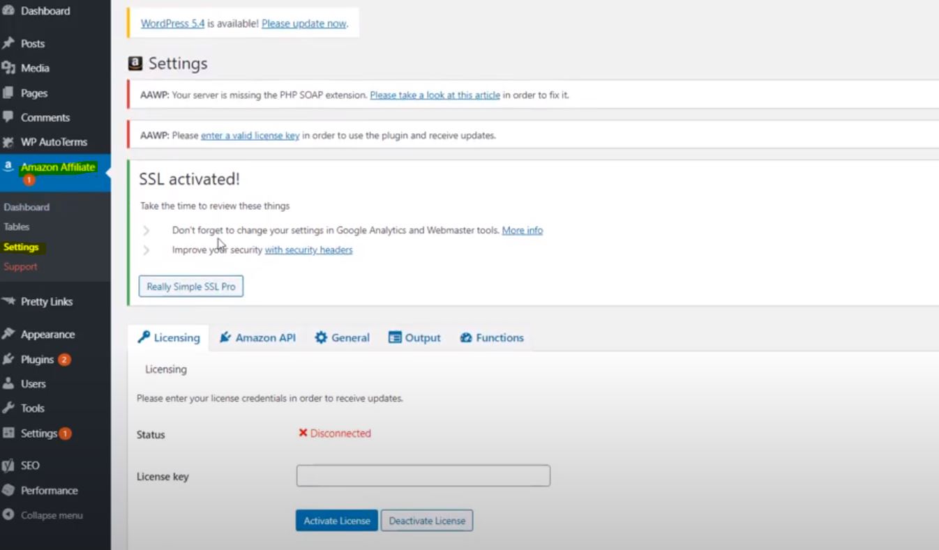 Building an Amazon Affiliate Site: Setting up AAWP