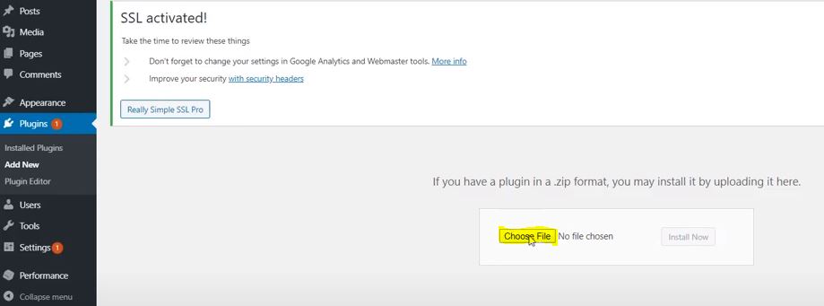 Clickbank Site Tip: Uploading your GeneratePress Zip File